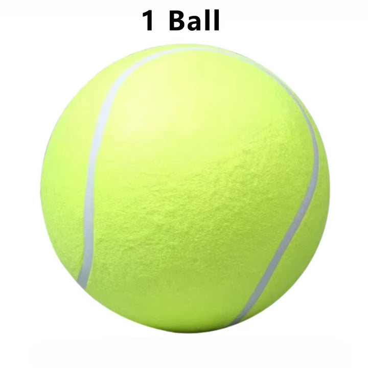 7/9.5Inch Giant Tennis Ball Pet Inflatable Toy for Dog Training Ball 24Cm Large Tennis Ball with Air Pump Interactive Dog Toys