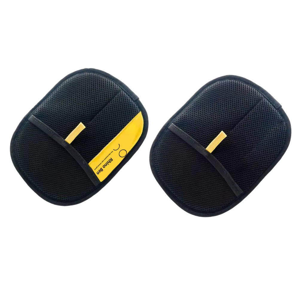 2PCS/SET Double-Sided Pet Grooming Gloves Multi-Functional Soft Static Dedusting Brush Black Thickened Pet Hair Remover Brush